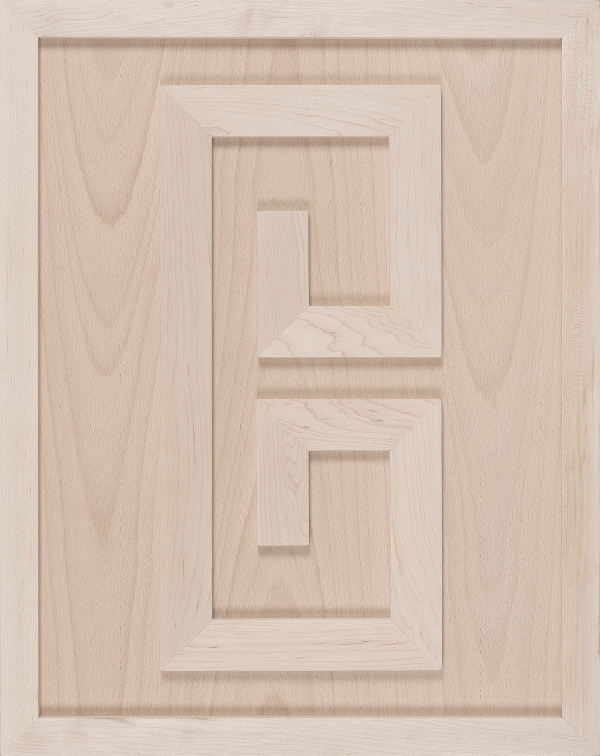 Modern Greek Key door Face